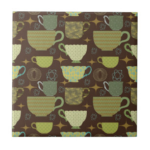 Carreau Mid Century Moderne Tea Brown