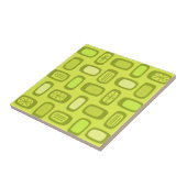 Carreau Midcentury MCM Rounded Rectangles Chartreuse (Côté)
