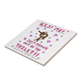 Carreau Midge "KISS ME" Drôle Carrelage (Côté)