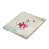 Carreau Mignon chiot domestique adorable (Côté)