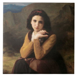 Carreau Mignon Innocence d'une adolescente, Bouguereau