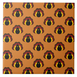 Carreau Mignon Thanksgiving Fall Turquie Motif