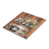 Carreau mignonne Amateurs de cuisine country (Côté)