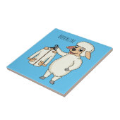 Carreau Mignonne brebis avec blouson (Côté)