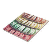 Carreau Mignonne dessert coloré Français Macaron (Côté)