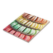 Carreau Mignonne dessert coloré Français Macaron (Côté)
