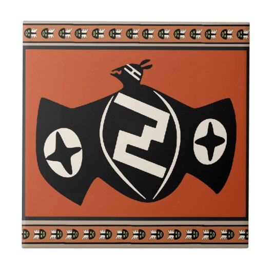 Carreau Mimbres Batte Tribal (Devant)