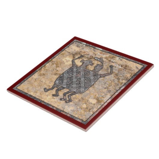 Carreau Mimbres Poterie Design "La couverture Mariage" (Côté)