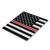 Carreau Mince Red Line Drapeau : Mémorial du héros des pom (Côté)