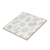 Carreau Minimal Botanical Line Art Pattern (6) (Côté)