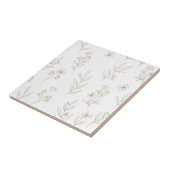 Carreau Minimal Botanical Line Art Pattern (9) (Côté)