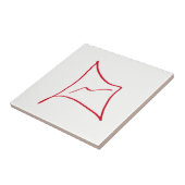 Carreau Minimalisme Abstrait de l'art (Côté)