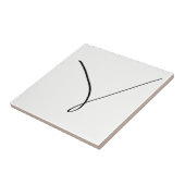 Carreau Minimalisme Abstrait de l'art (Côté)