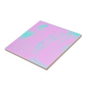 Carreau Minimalisme Art Abstrait Pastel Pink (Côté)