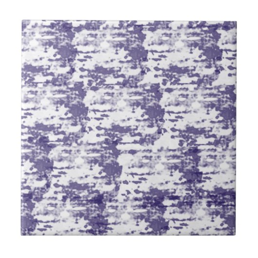 Carreau Minimalisme blanc bleu art Abstrait (Devant)