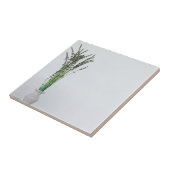 Carreau Minimalisme de vase de lavande  (Côté)