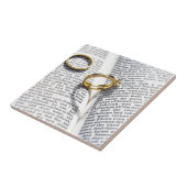 Carreau Ministère de la Bible mariage chrétienne (Côté)