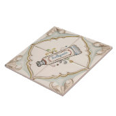 Carreau Mint Bleu & Blanc dentifrice Drôle Carrelage de sa (Côté)