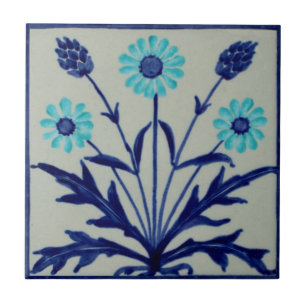 Carreau Minton Arts & Crafts Wm Morris Style Repro 1890