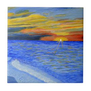 Carreau Miracle du coucher du soleil