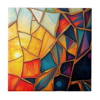 Carreau Miroir géométrique B