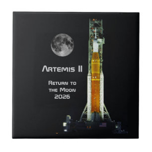 Carreau Mission Artemis II sur la Lune