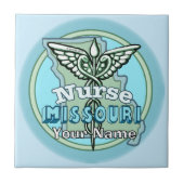 Carreau Missouri Nurse Caduceus Tile (Devant)
