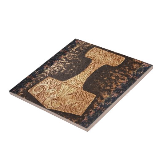 Carreau Mjolnir, marteau de Thor (Côté)