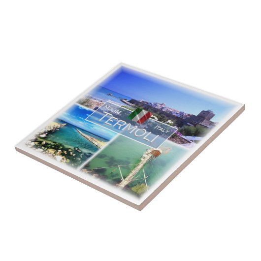 Carreau MLS002 TERMOLI, Mosaïque, Molise, Italie, (Côté)