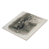 Carreau Mme Betsy Trotwood, de 'Charles Dickens : Un Gossi (Côté)