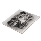 Carreau Mme Gamp, de 'Charles Dickens : Un bavardage au (Côté)