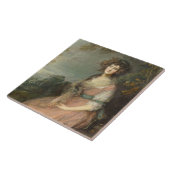 Carreau Mme Richard Brinsley Sheridan, 1785 - 87 (Côté)