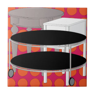 Carreau Mobilier Ikea Tables Carrelage orange