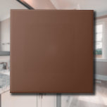 Carreau Mocha Brown couleur solide | Classic Elegant<br><div class="desc">Mocha Brown - Découvrez l'allure intemporelle du Design de Couleurs Solides : un mélange captivant de forme classique et d'élégante simplicité. Ce design est une célébration de la puissance et de la beauté que l'on retrouve dans une teinte unique et frappante. Élégant, le design de couleurs massives embrasse l'essence du...</div>