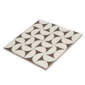 Carreau Mocha BrownMochaModerne géométrique Semi cercles C (Côté)