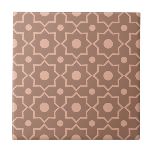 Carreau Mocha Mousse Mocha moderne Dusty rose forme géomét (Devant)