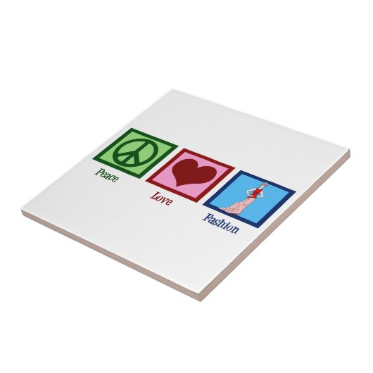 Carreau Mode d'amour de paix (Côté)