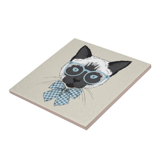 Carreau Mode Smart de chat siamois (Côté)