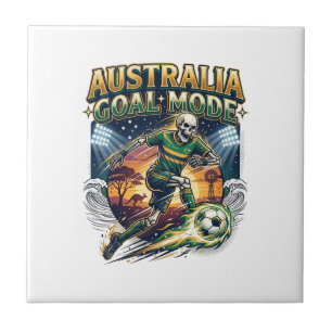 Carreau Mode squelette de l'Australie frappeur de nations