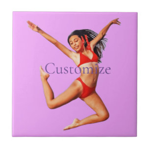 Carreau Modèle Bikini de danse Thunder_Cove
