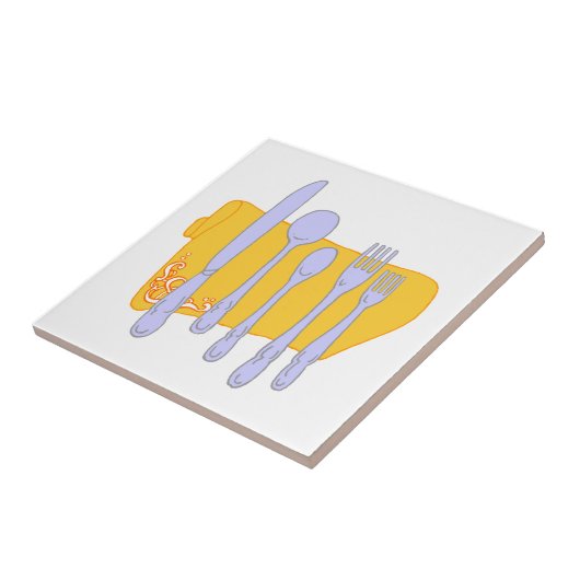 Carreau Modèle de conception de Cuisine Dinnerware (Côté)