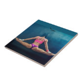 Carreau  Modèle de condition physique féminine Split Thund (Côté)