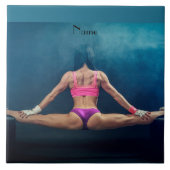 Carreau Modèle de condition physique féminine Split Thunde (Devant)