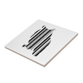Carreau MODELE DE DESIGN Aviaire Code Barres Oiseau CHOUET (Côté)