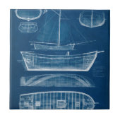 Carreau Modèle de navire antique II (Devant)