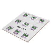 CARREAU MODÈLE DE TEXTE D'IMAGE BLANCHE SIMPLE MODERNE (Côté)