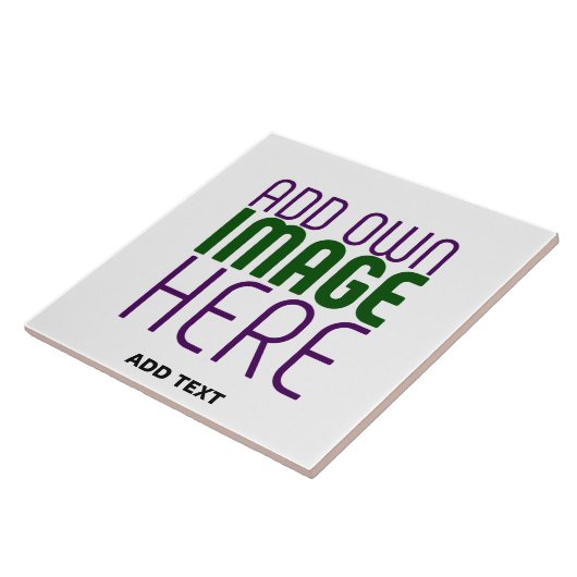 CARREAU MODÈLE DE TEXTE D'IMAGE BLANCHE SIMPLE MODERNE (Côté)