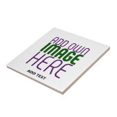 CARREAU MODÈLE DE TEXTE D'IMAGE BLANCHE SIMPLE MODERNE (Côté)