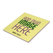 CARREAU MODELE DE TEXTE D'IMAGE JAUNE PASTEL ÉDITABLE MODE (Côté)