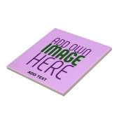 CARREAU MODELE DE TEXTE D'IMAGE MAUVE SIMPLE ÉDITABLE MODE (Côté)